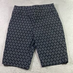 Zac & Rachel Shorts Women Size 12 Black & White Stretchy